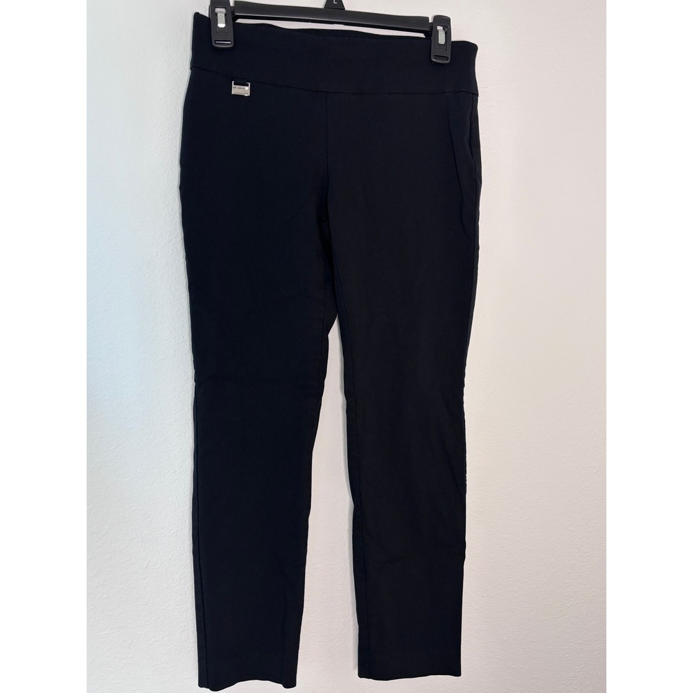 Alfani‎ Womens Black Pull On Dress Pants Petite Size 2PS Stretch Trousers